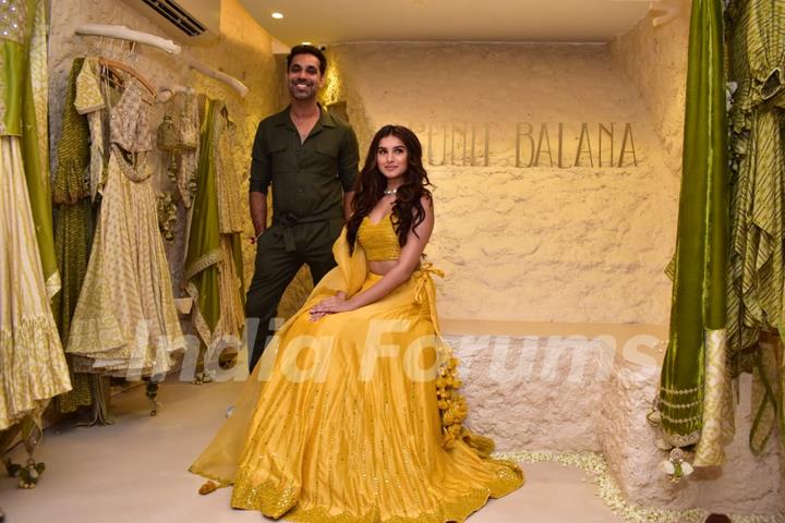 Tara Sutaria and Punit Balana at his store launch!