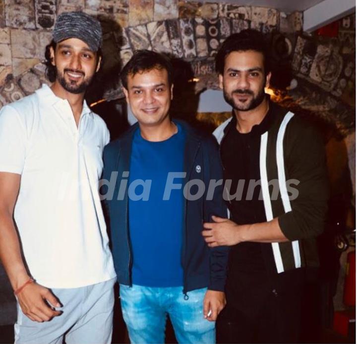 Siddharth Kumar Tewary with Sourabh Raaj Jain and Vishal Aditya Singh