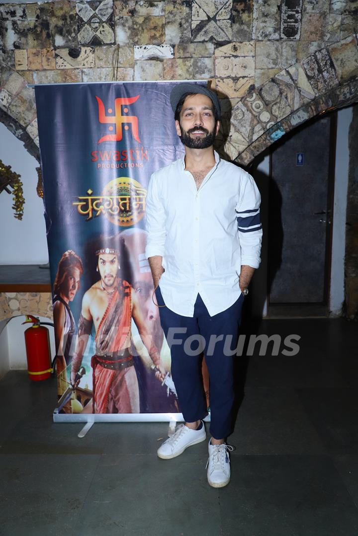 Nakuul Mehta at Chandragupt Maurya Farewell party