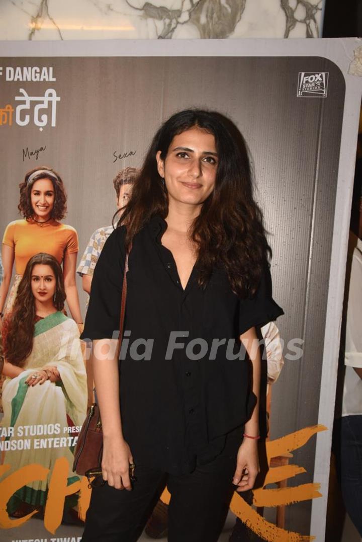 Fatima Sana Shaikh at the special screening of Chhichhore!