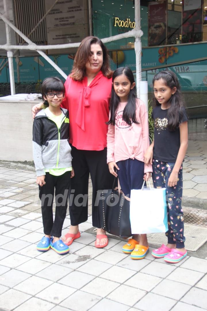 Farah Khan snapped around the town!
