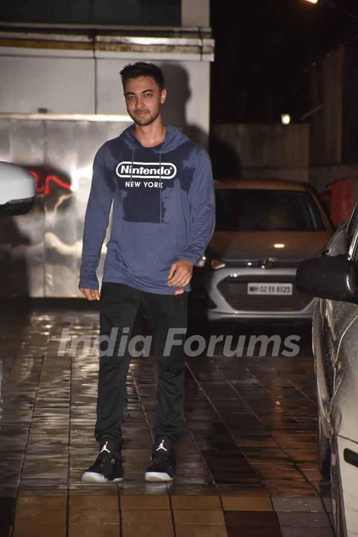 Aayush Sharma snapped around the town! 