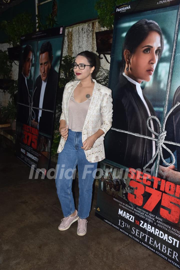Bollywood celebrities at the special screening of Article 375!