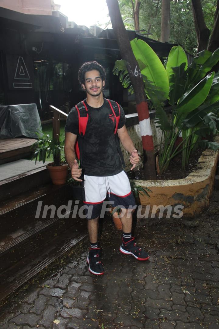 Ishaan Khattar snapped around the town!