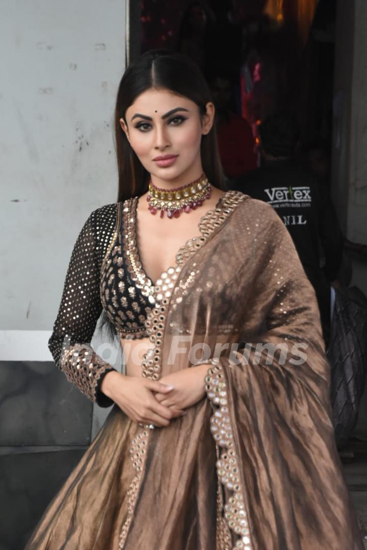 Mouni Roy snapped at the sets of Made In China