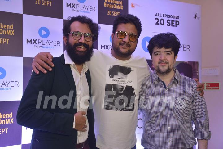 Sarang Sathaye, Jitendra Joshi and Nipun Dharmadhikari