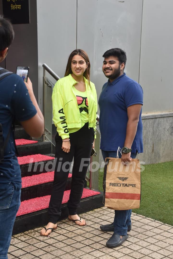 Sara Ali Khan snapped around the town