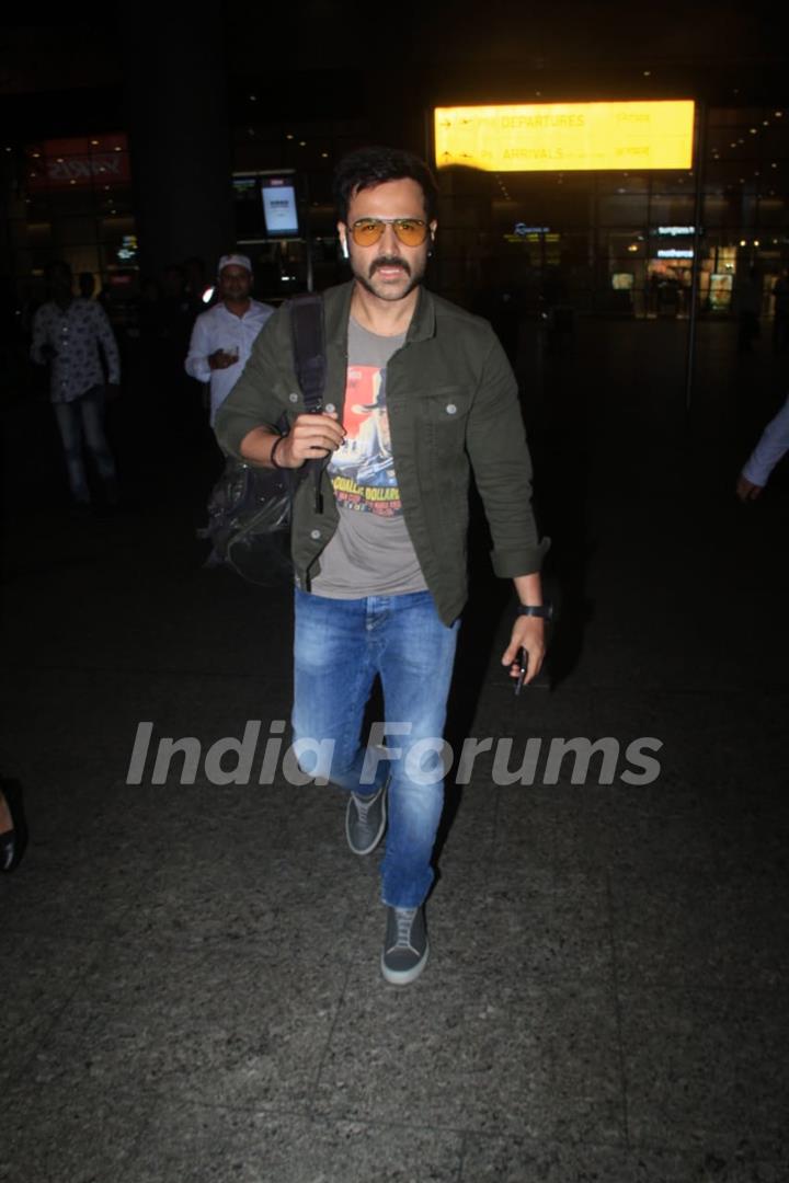 Emraan Hashmi snapped at the airport