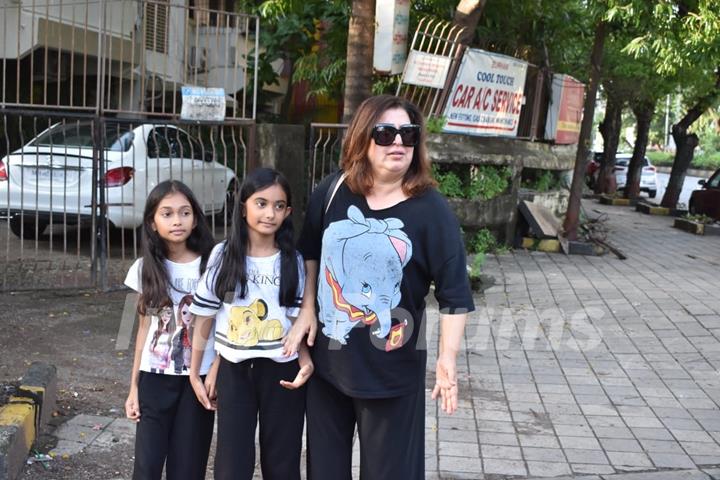 Farah Khan snapped around the town!