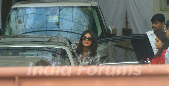 Priyanka Chopra snapped at Sunny Super Sound, Andheri!