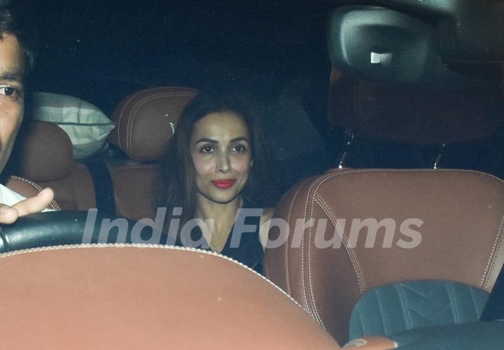 Malaika Arora attends Ranbir Kapoor's birthday bash