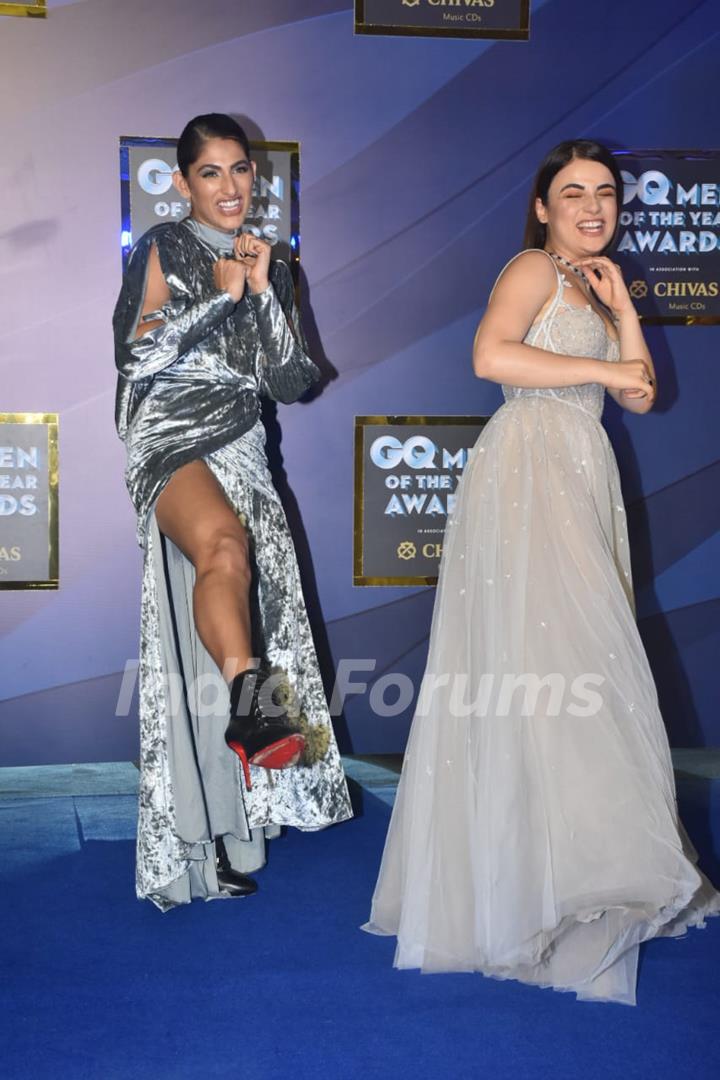 Kubbra Sait and Radhika Madan at GQ Men of the Year Awards!