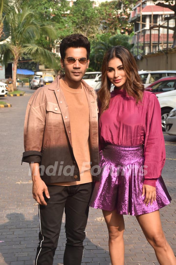 Rajkummar Rao and Mouni Roy snapped at the promotions of Made in China!