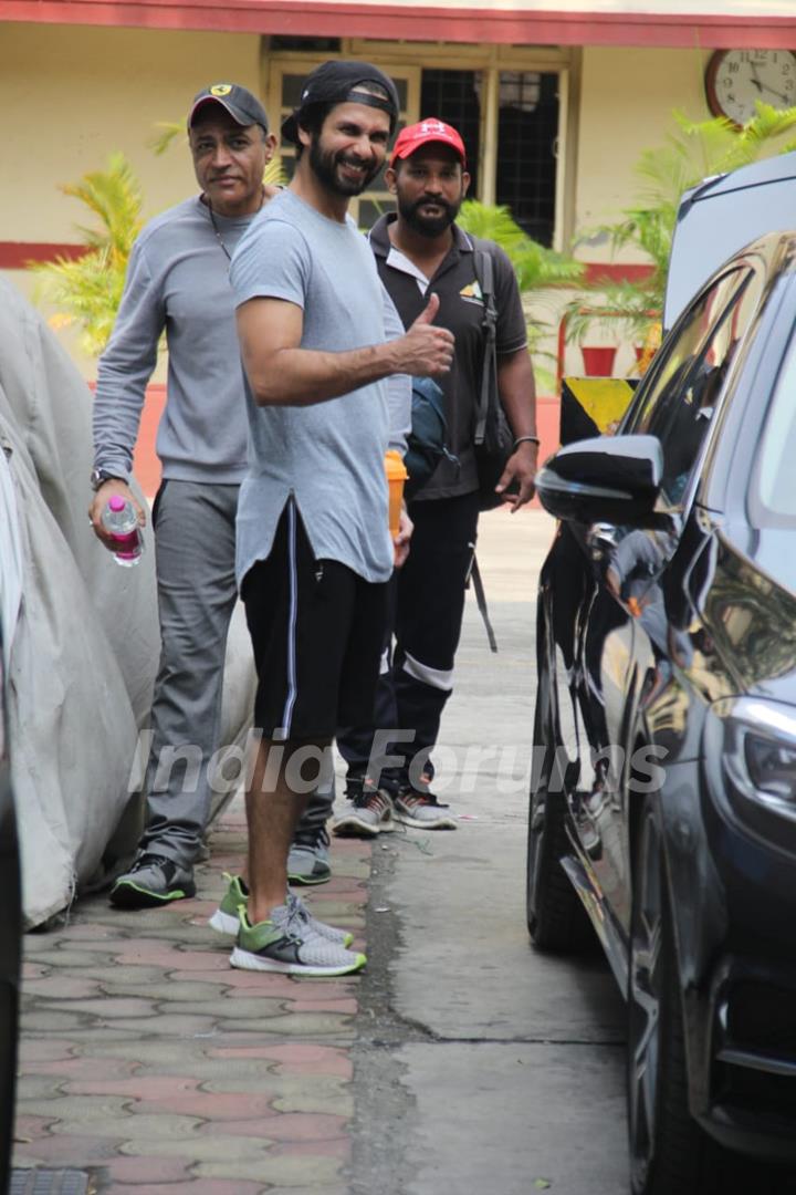 Shahid Kapoor snapped around the town!