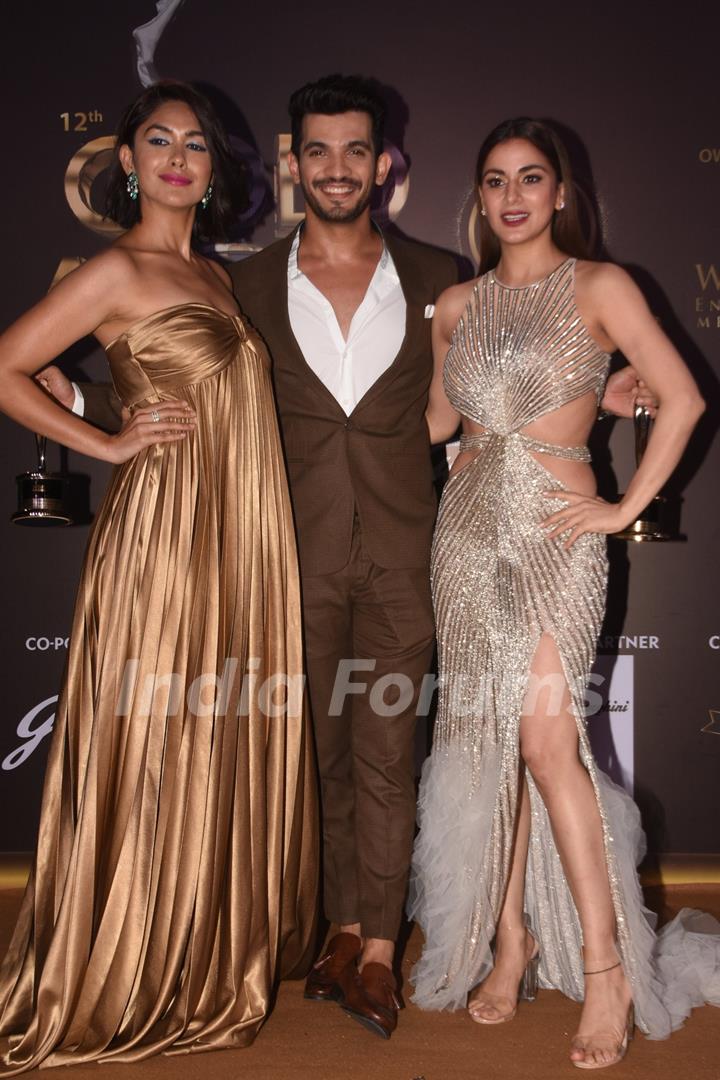 Mrunal Thakur, Arjun Bijlani and Shraddha Arya