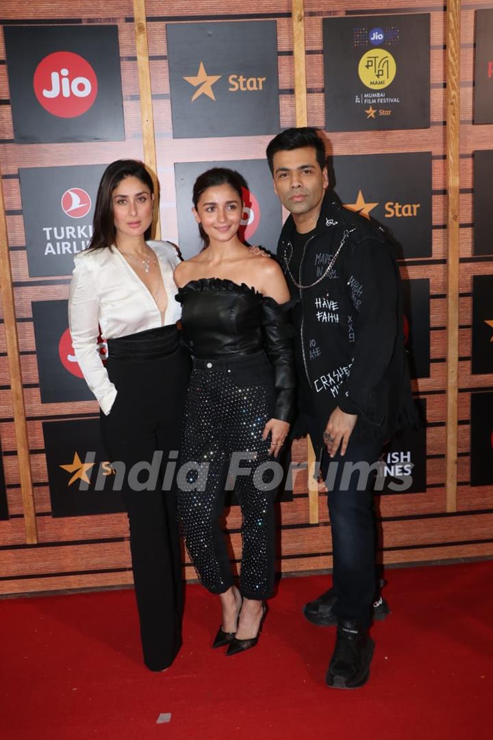 Kareena Kapoor, Alia Bhatt and Karan Johar at Jio Mami film Festival!