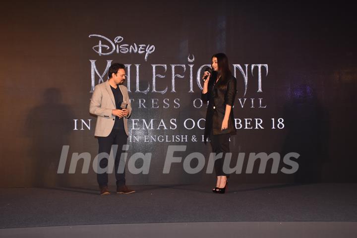 Aishwarya Rai Bachchan snapped at trailer launch of Maleficent!