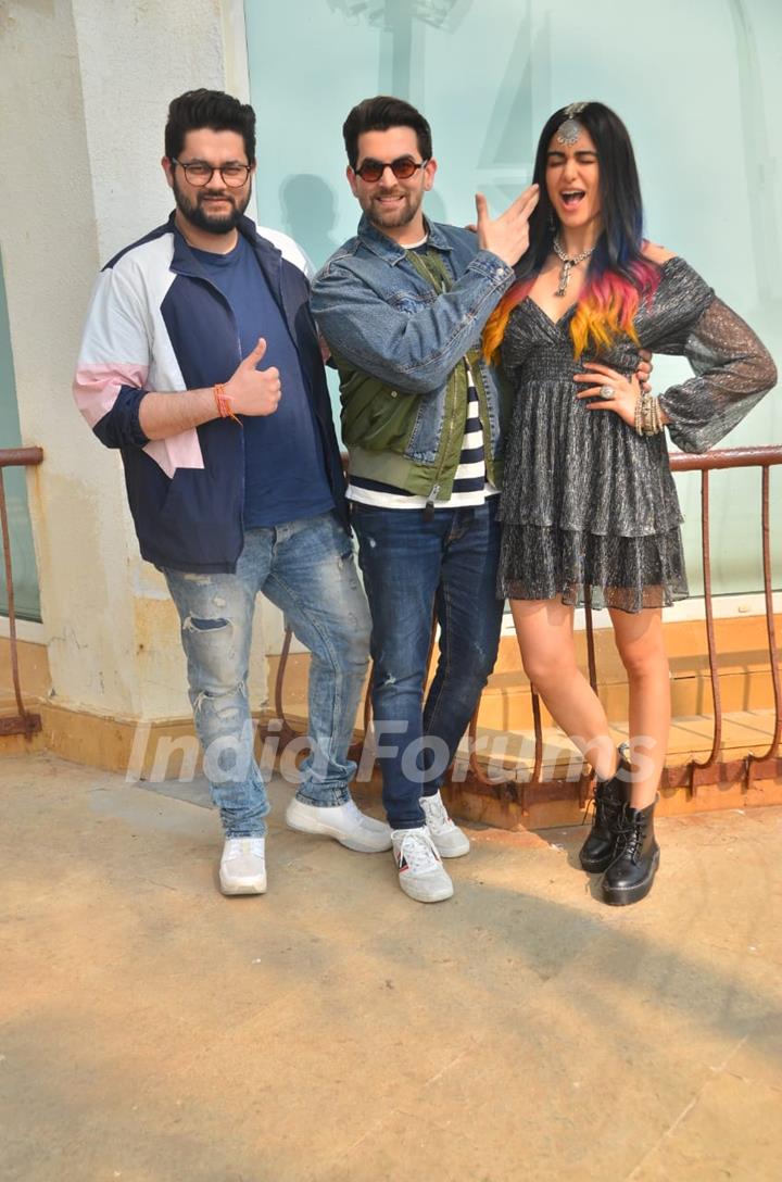 Neil Nitin Mukesh and Adah Sharma at the promotions of Bypass Road!