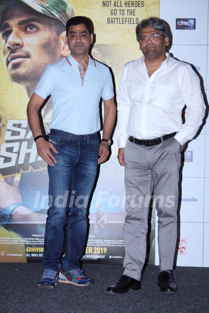 Sooraj Pancholi and Megha Akash at the trailer launch of Satellite Shankar!