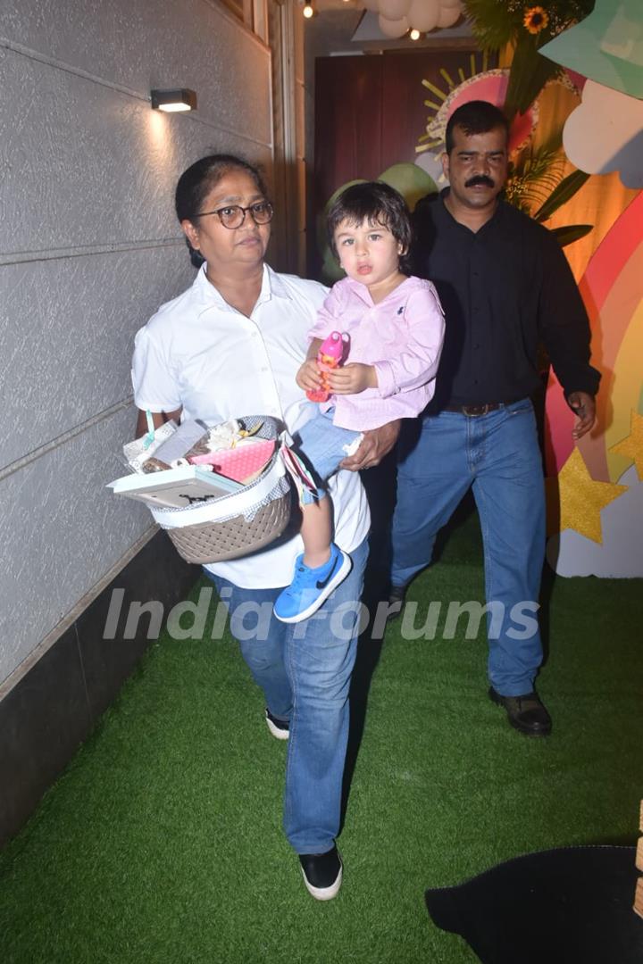 Taimur Ali Khan at Radhya Takhtani's birthday bash!