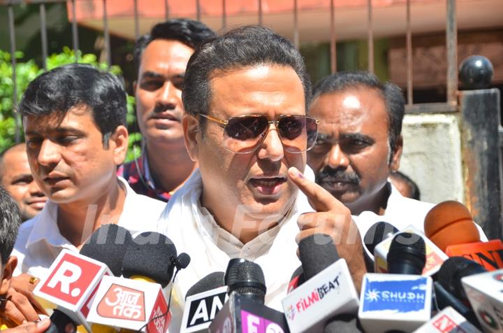 Govinda casts his vote