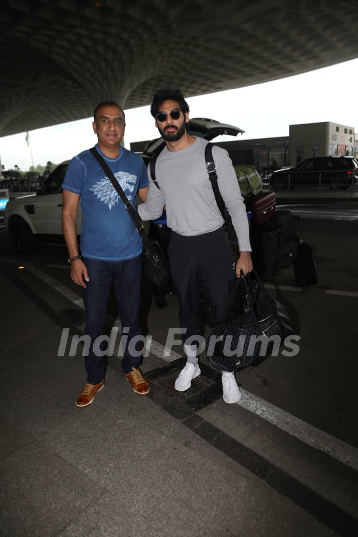 Ahan Shetty snapped at Airport!