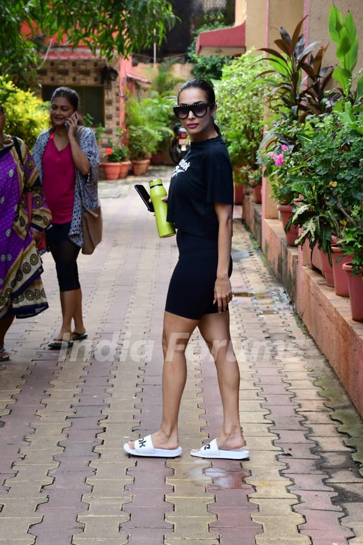 Malaika Arora off to gym!