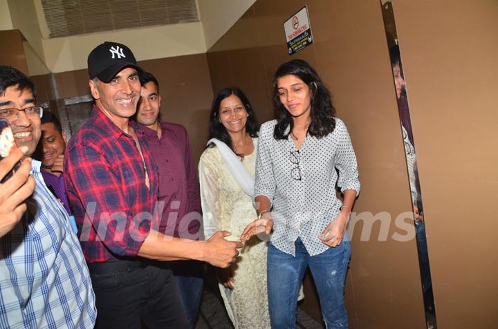 Akshay Kumar snapped at PVR Juhu!