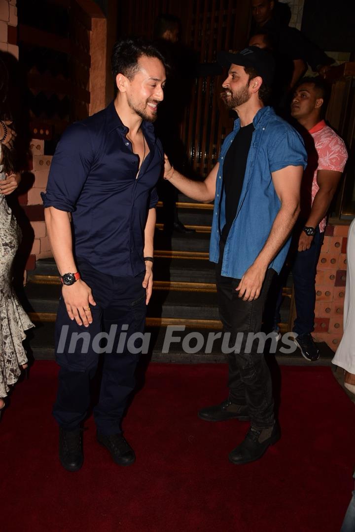 Tiger Shroff and Hrithik Roshan celebrate the success of War!