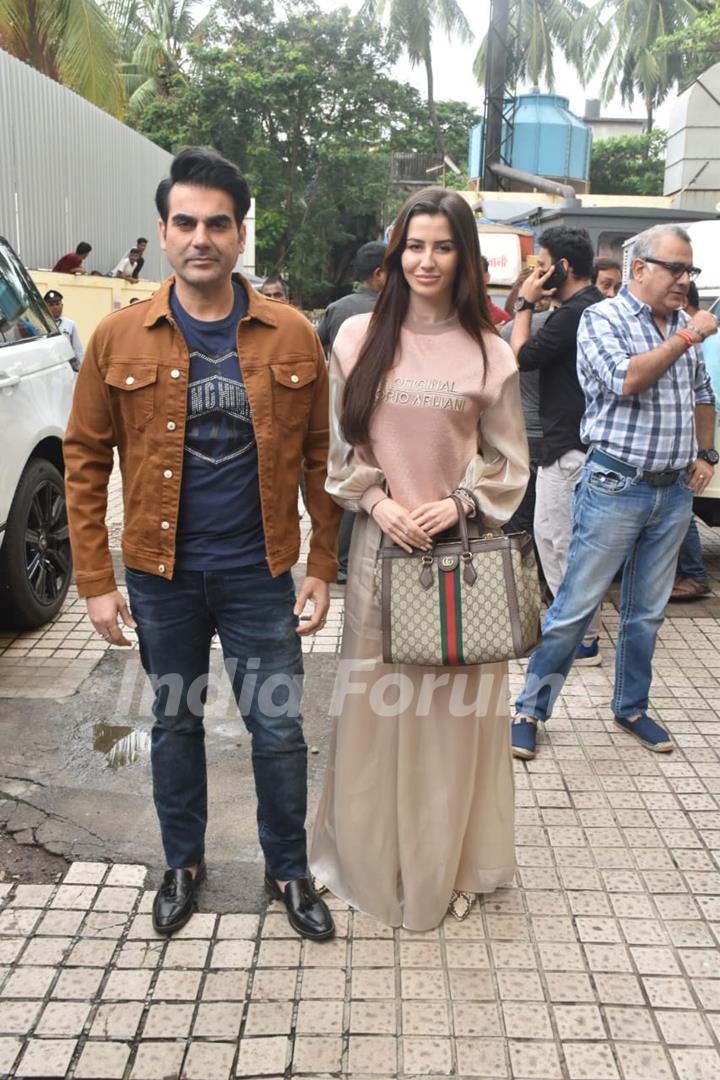 Arbaaz Khan and Giorgia Andriani