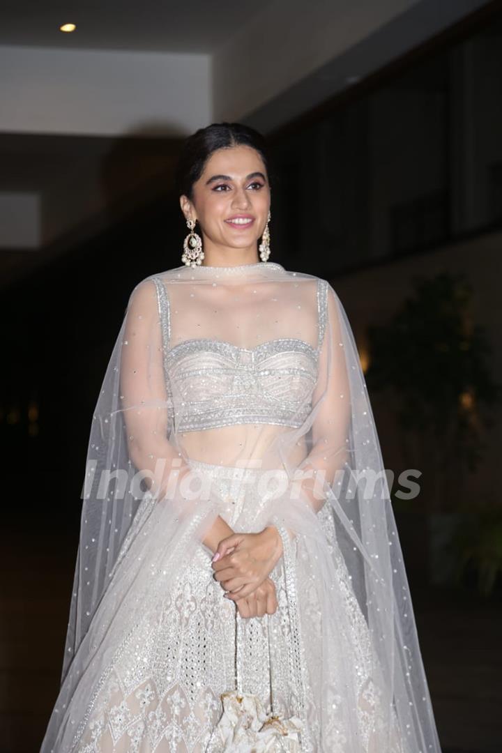 Taapsee Pannu attends Jackky Bhagnani's Diwali Bash