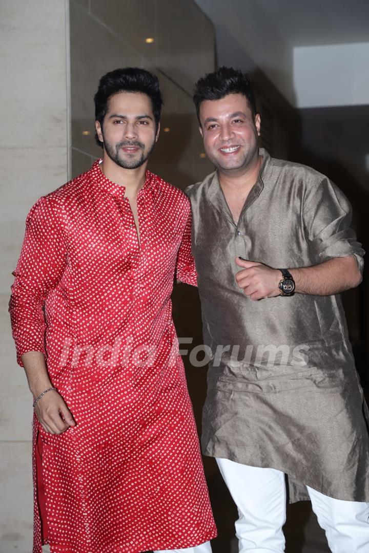 Varun Dhawan, Varun Sharma attend Jackky Bhagnani's Diwali Bash