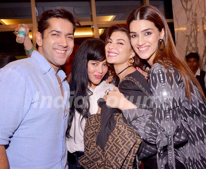 Rohit Dhawan, Wardha Nadiadwala, Jacqueline Fernandez and Kriti Sanon snapped at Housefull 4's special screening