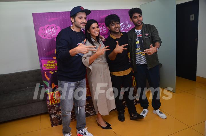 The cast of Kanpuriye at the screening