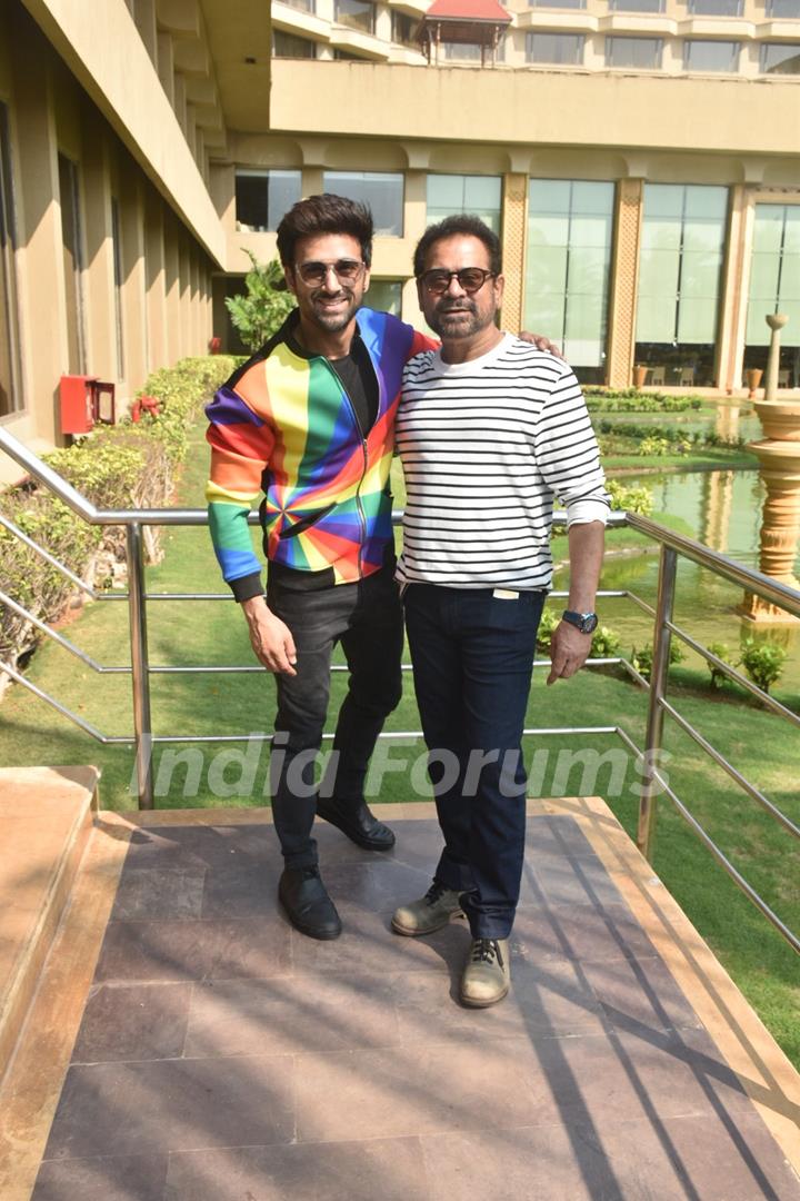 Pulkit Samrat and Anees Bazmee spotted during the promotions of Pagalpanti