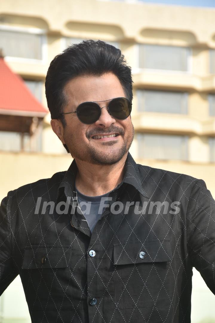 Anil Kapoor spotted during the promotions of Pagalpanti