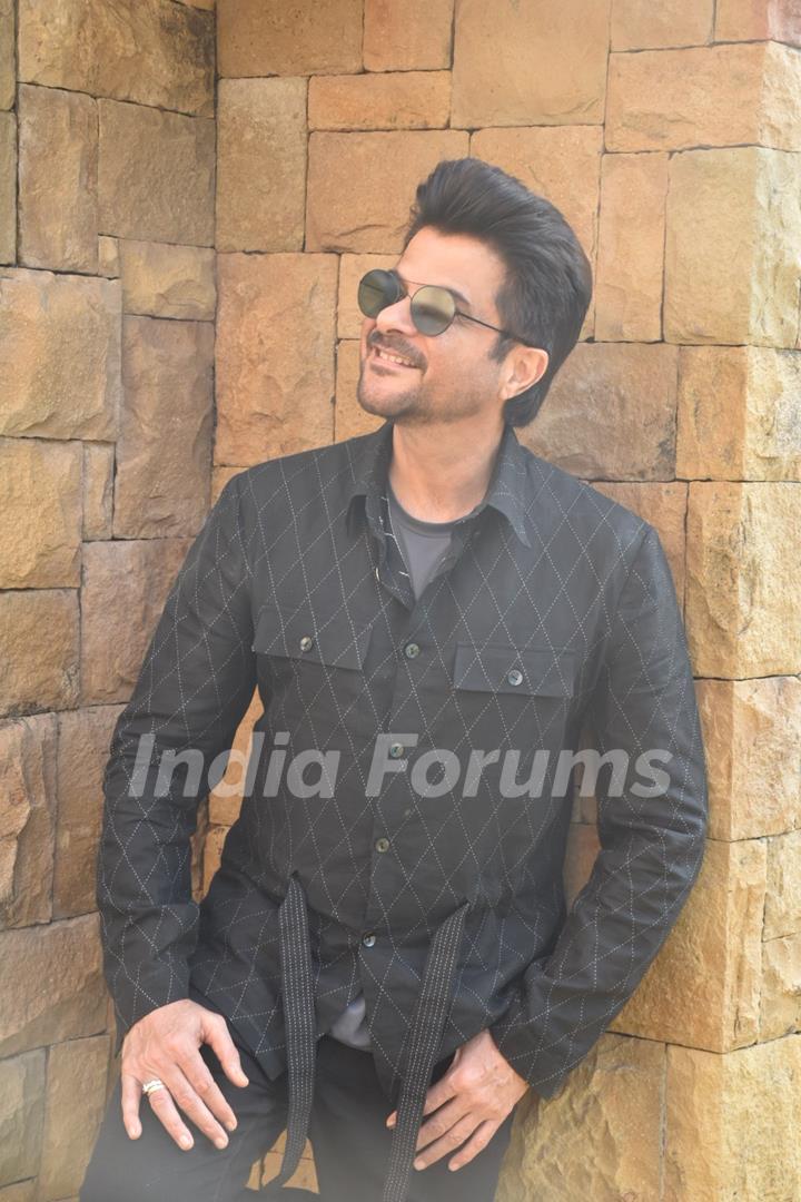 Anil Kapoor spotted during the promotions of Pagalpanti