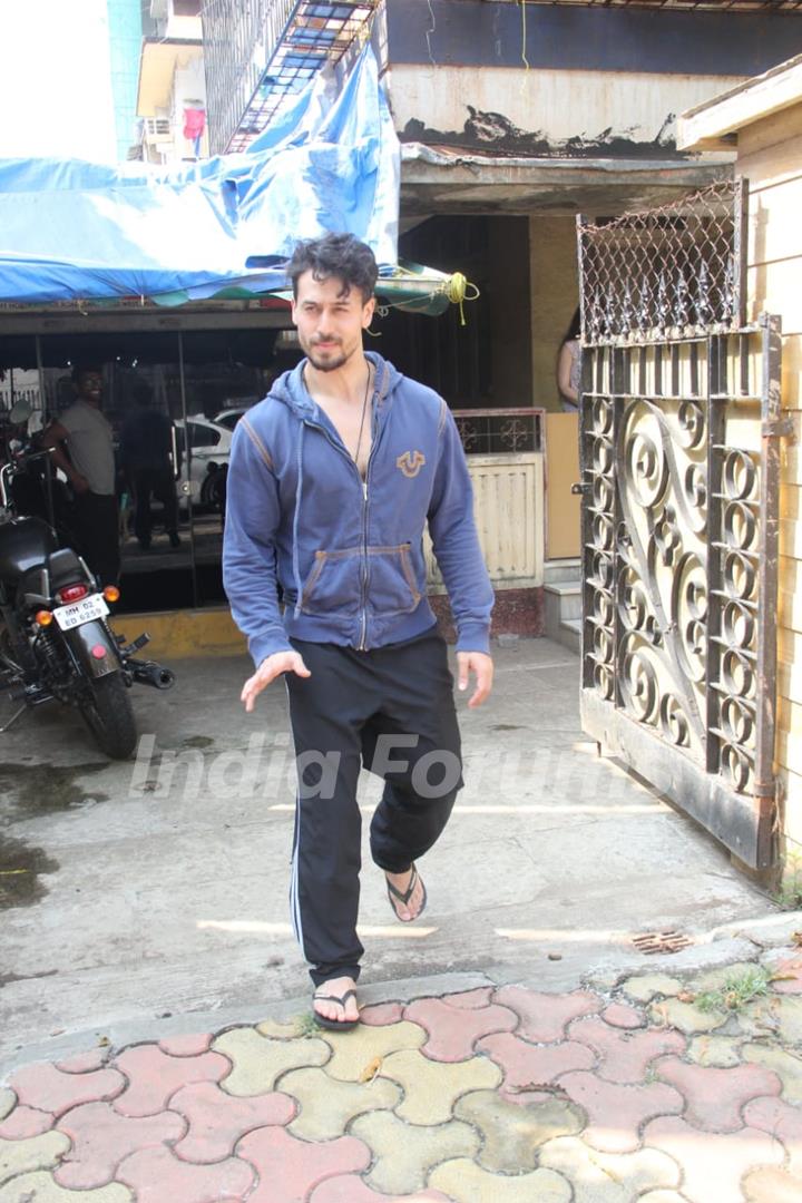 Tiger Shroff papped around the town