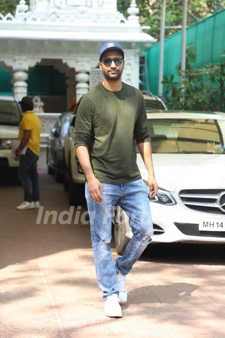 Vicky Kaushal papped around the town