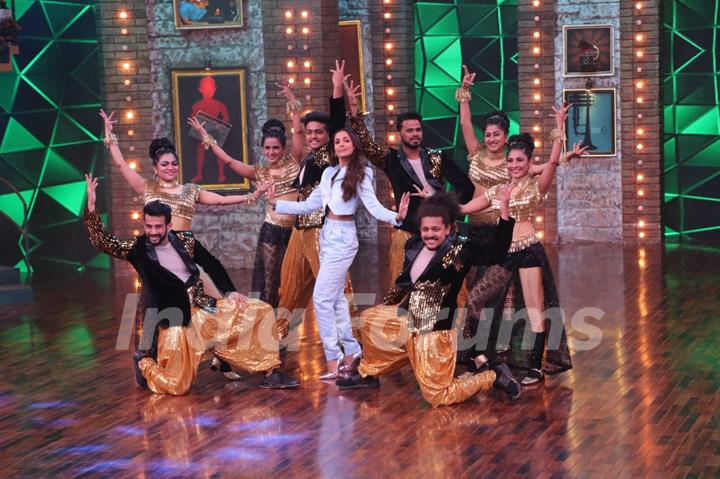 Malaika Arora on the sets of Movie Masti with Maniesh Paul