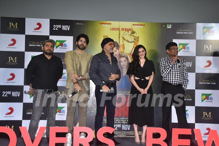 Vardhan Puri & Shivaleeka Oberoi at the trailer launch of Yeh Saali Aashiqui!