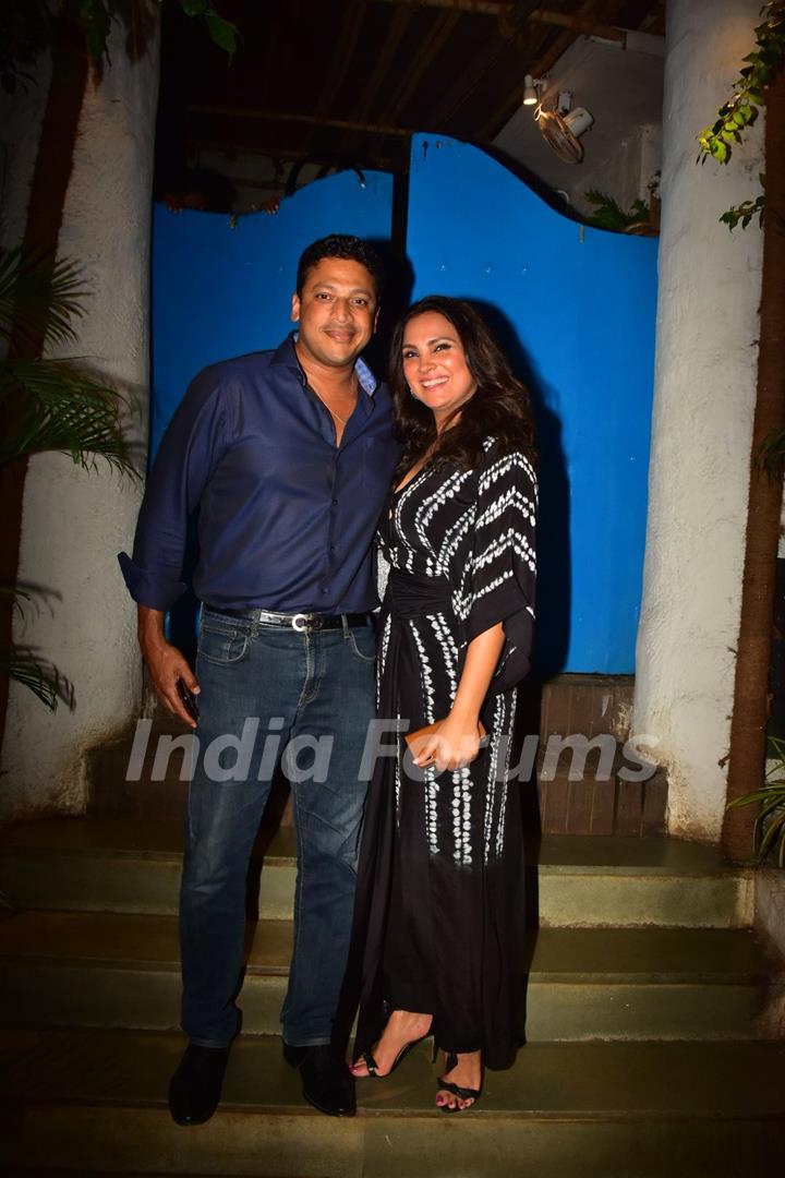 Lara Dutta with her husband Mahesh Bhupathi