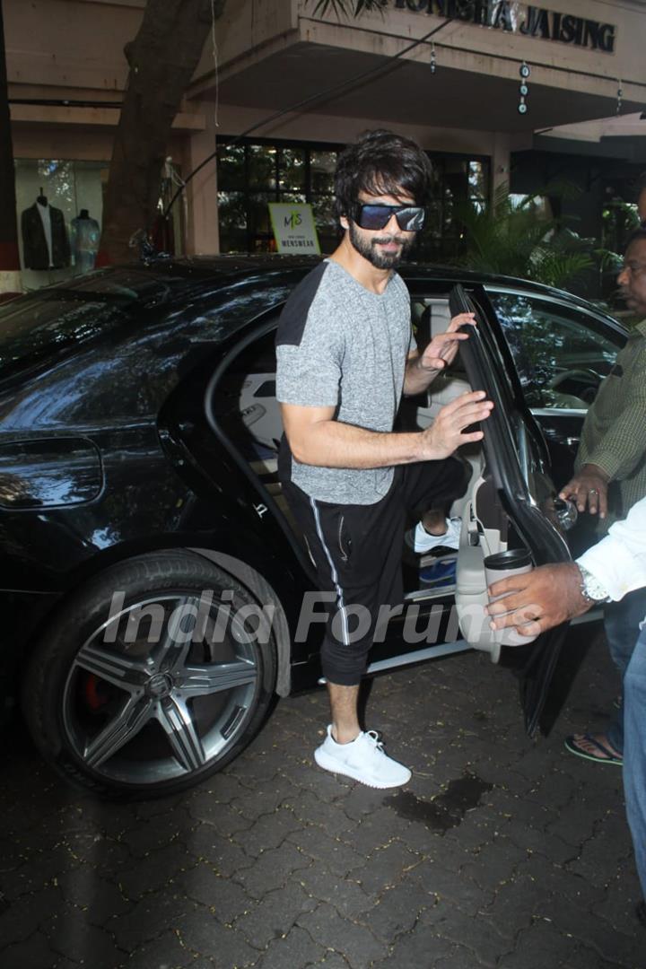 Shahid Kapoor snapped around the town!