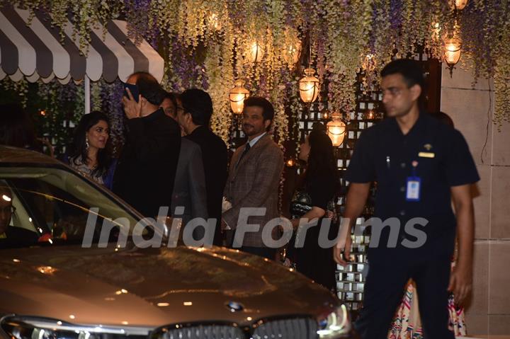 Anil Kapoor attends Pre-wedding bash at Ambani’s 