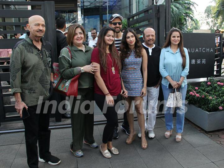 The Roshan's papped around the town