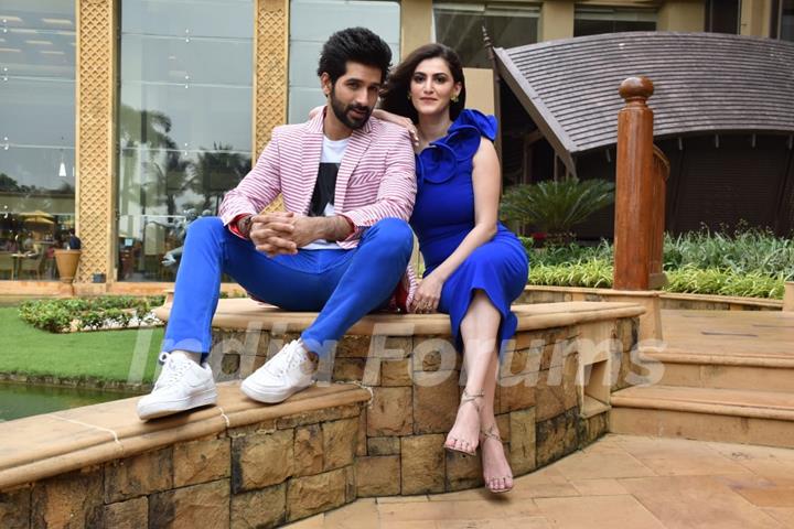 Vardhan Puri and Shivaleeka Oberoi promote their upcoming movie Yeh Saali Aashiqui