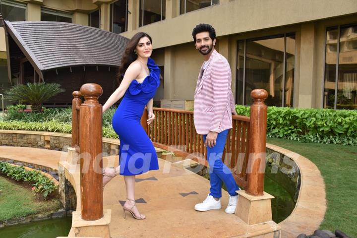 Vardhan Puri and Shivaleeka Oberoi promote their upcoming movie Yeh Saali Aashiqui