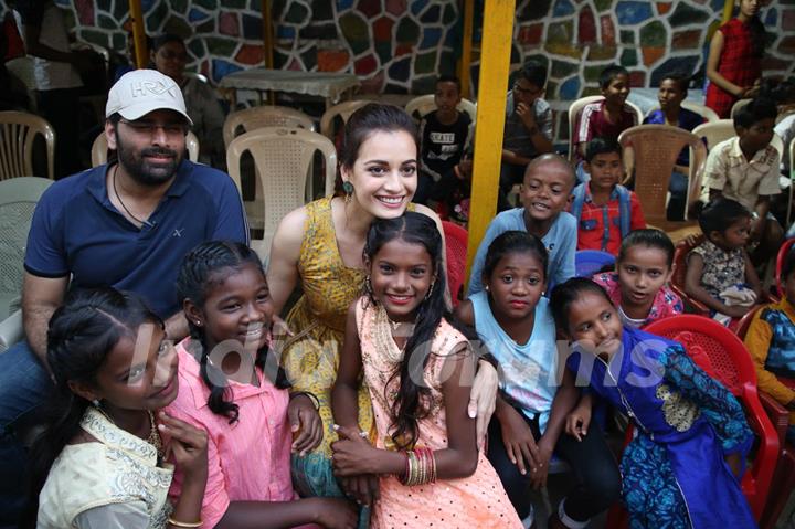 Dia Mirza papped at the launch of Exceed Cares
