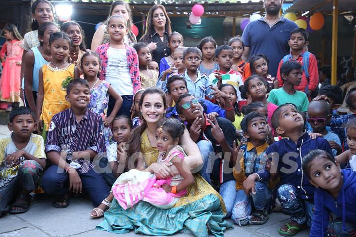 Dia Mirza papped at the launch of Exceed Cares