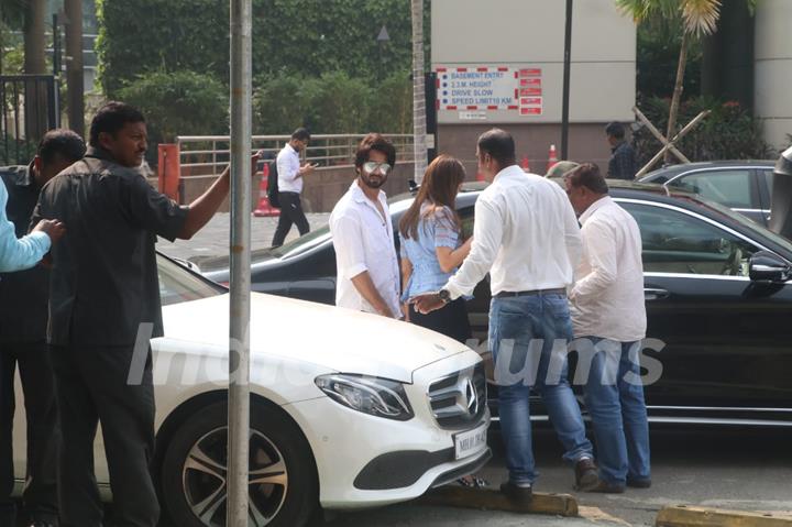 Shahid Kapoor snapped around the town